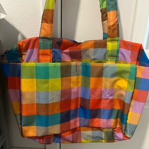 BAGGU Madras Small Cloud Carryon